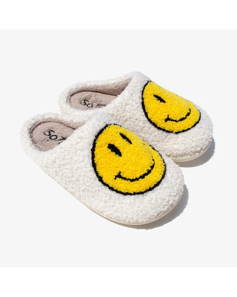 So Danca Joyful Soles Smiley Face Slippers - BT50 - Womens - Image 2