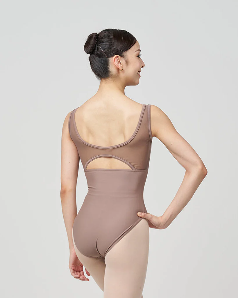 Sonata Elite Collection Square Neck Mesh Scoop Back Tank Leotard - SL4486 Womens - Image 8