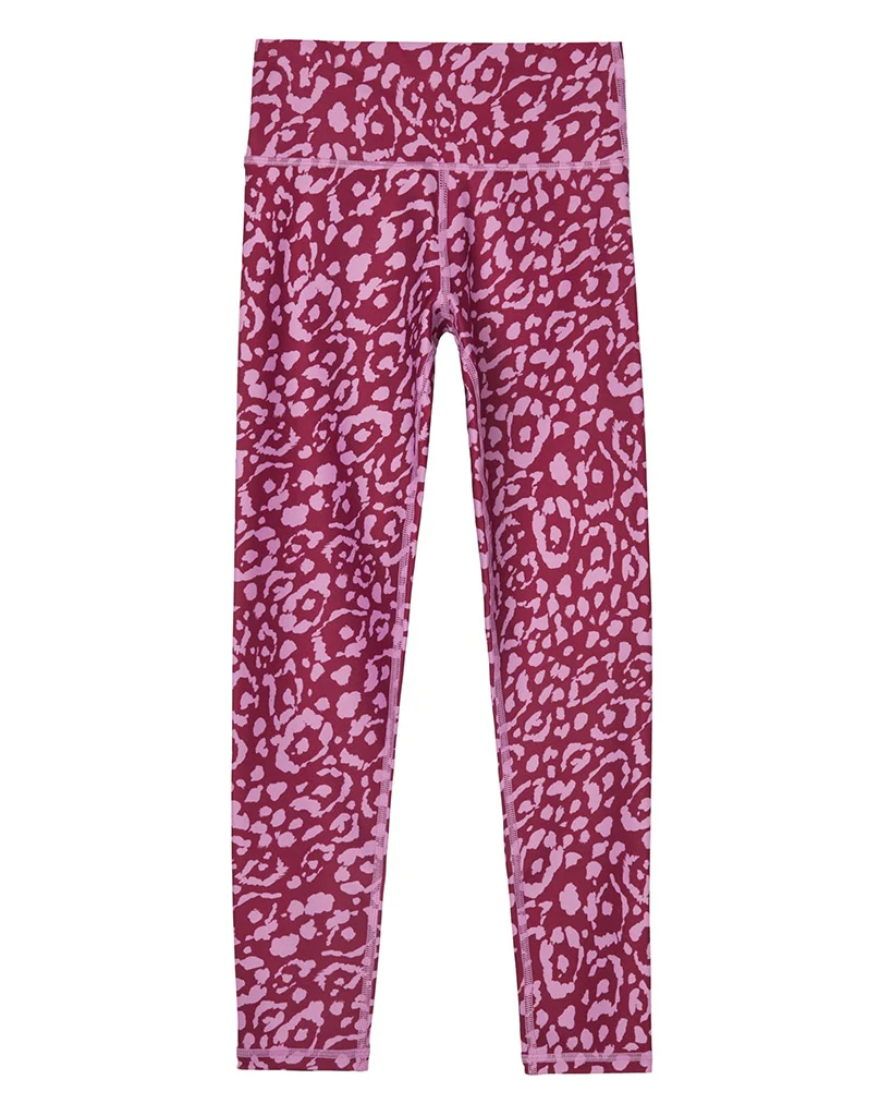 Spiritual Gangster Active Legging - Girls - Wildcat Print - Image 2
