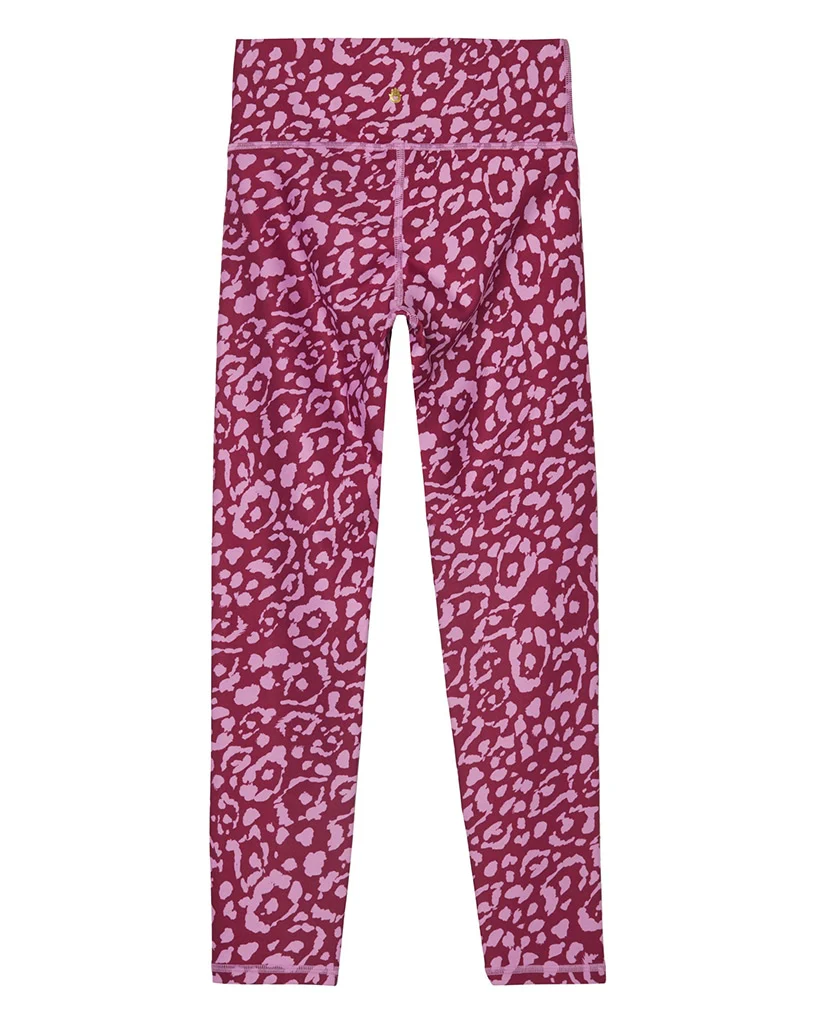 Spiritual Gangster Active Legging - Girls - Wildcat Print - Image 3