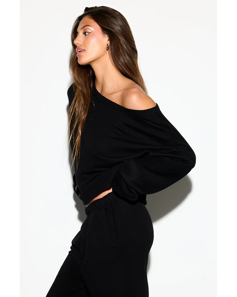Spiritual Gangster Bella Sweatshirt - CWSW003 - Womens - Black - Image 2