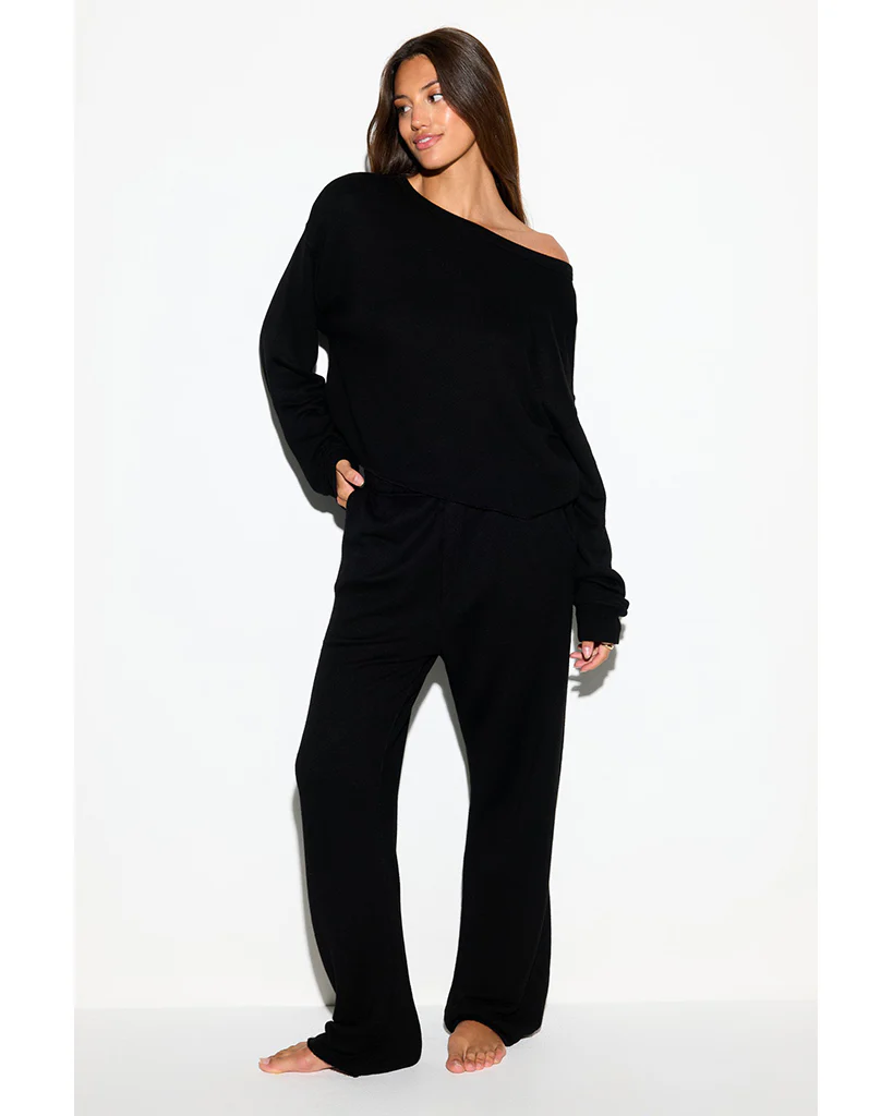 Spiritual Gangster Bella Sweatshirt - CWSW003 - Womens - Black - Image 6