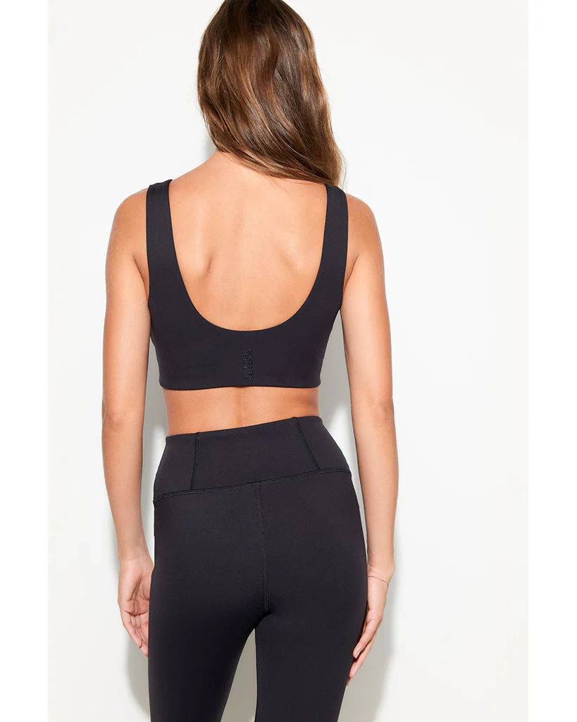 Spiritual Gangster Delmar Longline Bra - SWBR003 - Womens - Black - Image 3