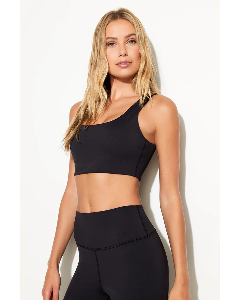 Spiritual Gangster Delmar Longline Bra - SWBR003 - Womens - Black - Image 4
