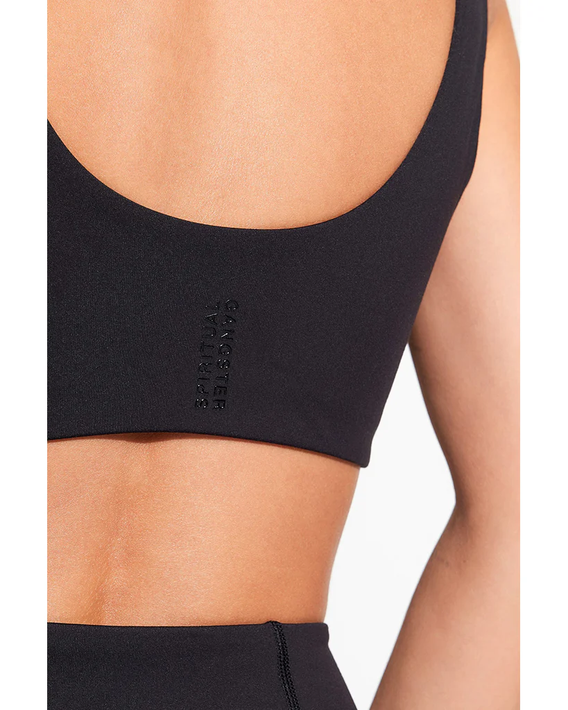 Spiritual Gangster Delmar Longline Bra - SWBR003 - Womens - Black - Image 5
