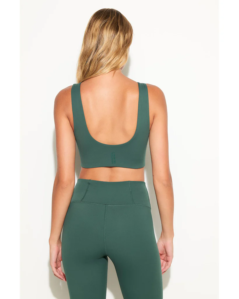 Spiritual Gangster Delmar Longline Bra - SWBR003 - Womens - Retro Green - Image 3