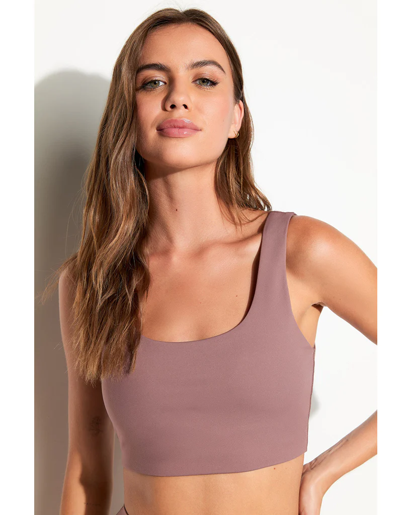 Spiritual Gangster Delmar Longline Bra - SWBR003 - Womens - Rose Taupe - Image 4