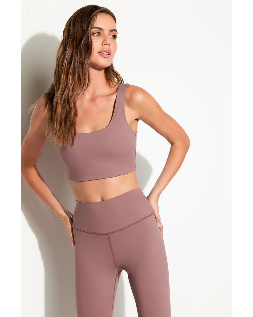 Spiritual Gangster Delmar Longline Bra - SWBR003 - Womens - Rose Taupe - Image 6