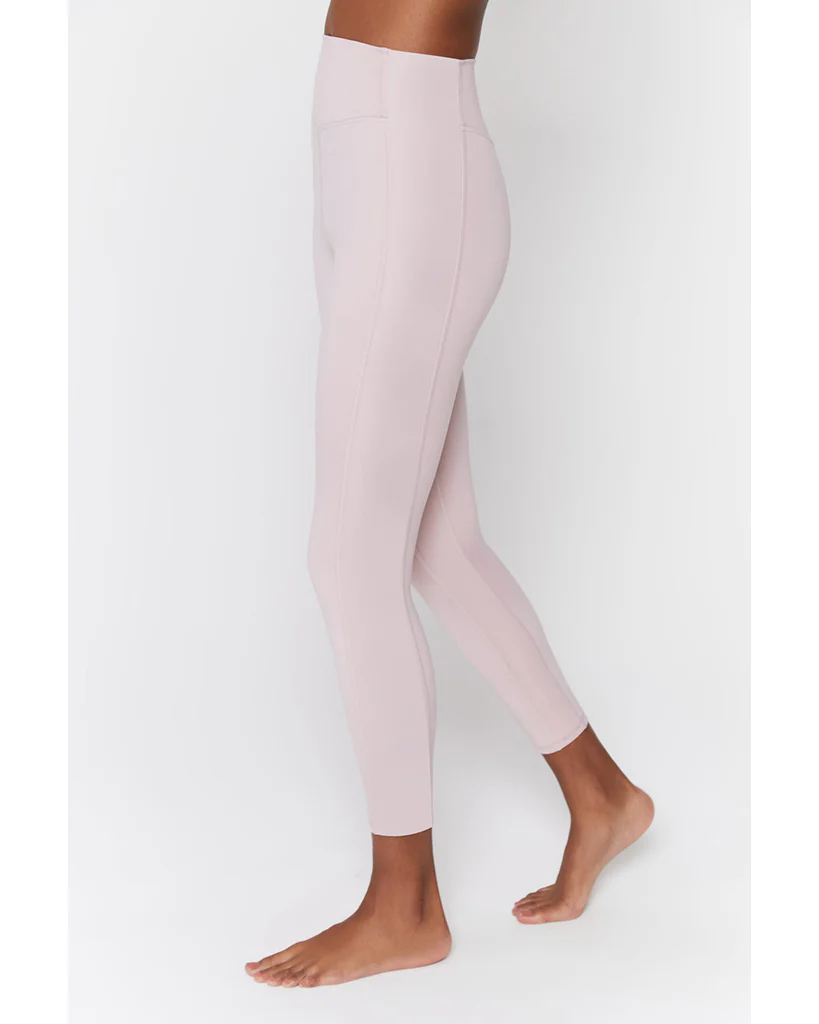 Spiritual Gangster Embody 7/8 High Waist Legging - Womens - Rose Quartz - Image 2