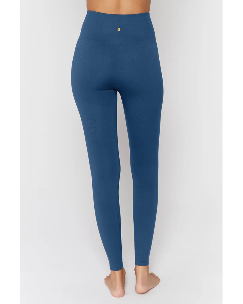 Spiritual Gangster Icon High Waist Legging - Womens -  Faded Navy - Image 3