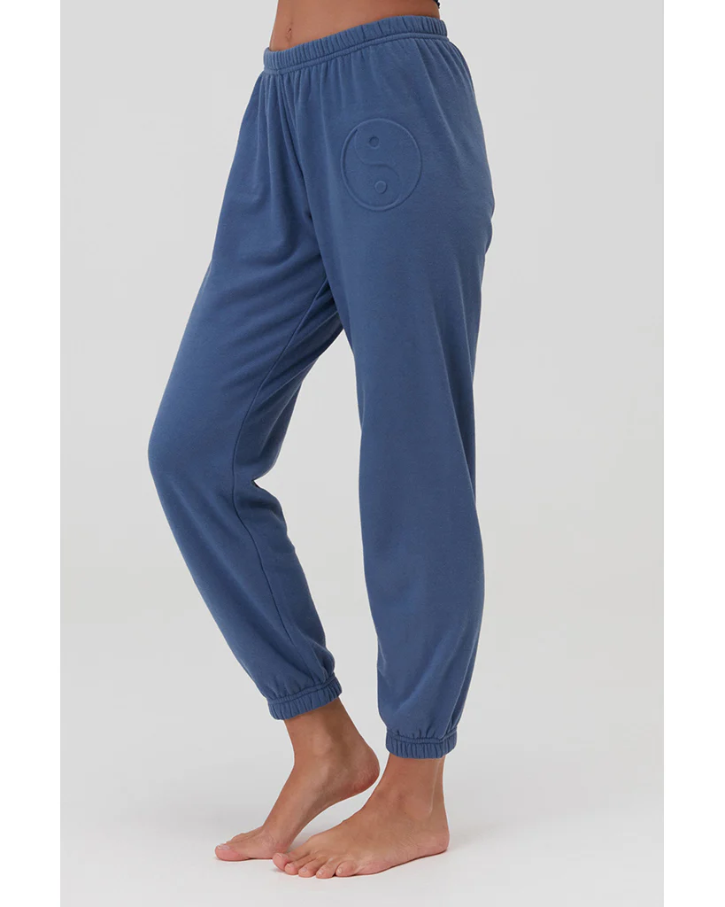 Spiritual Gangster Karma Perfect Vintage Sweatpants - HO20409010 Womens - Dusty Denim - Image 2
