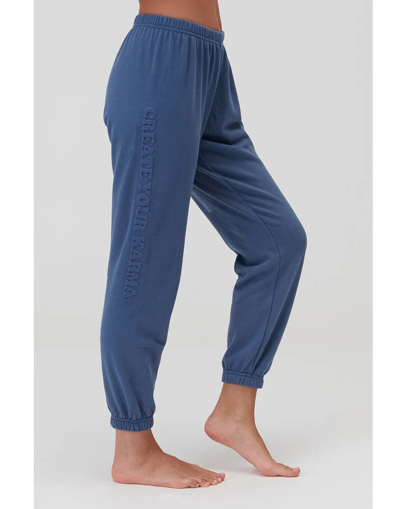Spiritual Gangster Karma Perfect Vintage Sweatpants - HO20409010 Womens - Dusty Denim - Image 3
