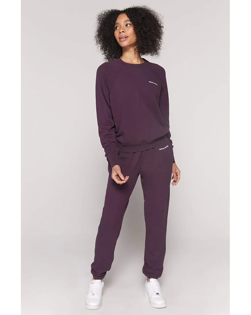 Spiritual Gangster Laguna Sweatpants - FA10409003 - Womens - Blackberry - Image 4
