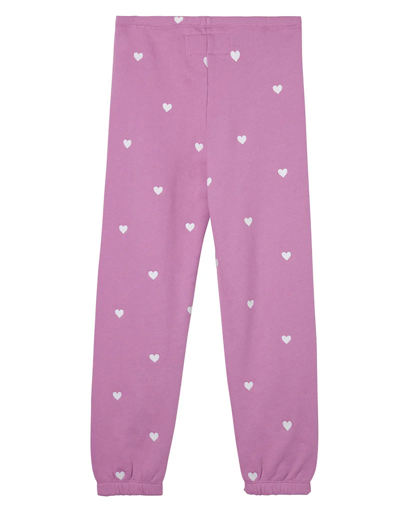 Spiritual Gangster Perfect Sweatpants - Girls - Cupid Hearts Print - Image 2