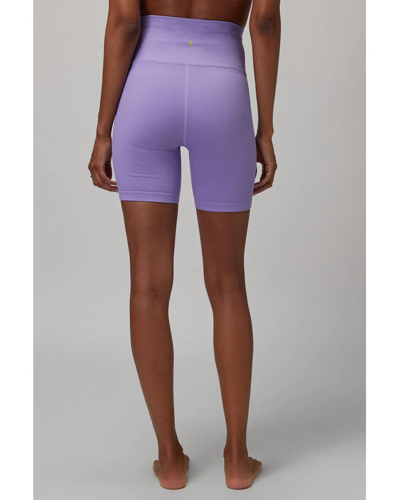 Spiritual Gangster Seamless Biker Short - SU33608005 - Womens - Cool Violet - Image 2