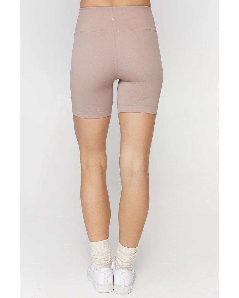 Spiritual Gangster Seamless Biker Shorts - FA23608009 - Womens - Rose Taupe - Image 3