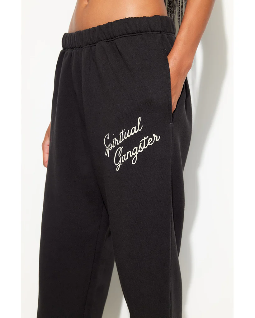 Spiritual Gangster SG Insignia Portia Sweatpants - CWSP007SG1 - Womens - Black - Image 3