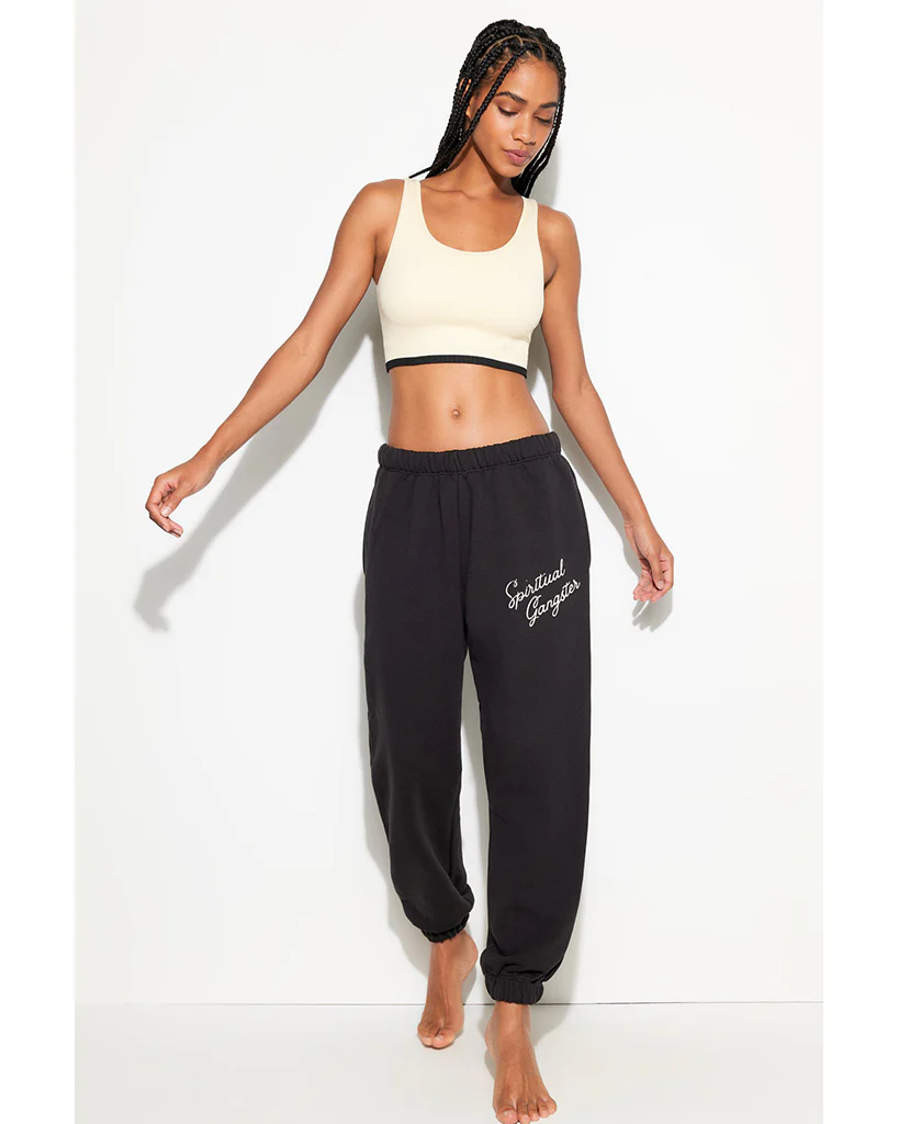 Spiritual Gangster SG Insignia Portia Sweatpants - CWSP007SG1 - Womens - Black - Image 5