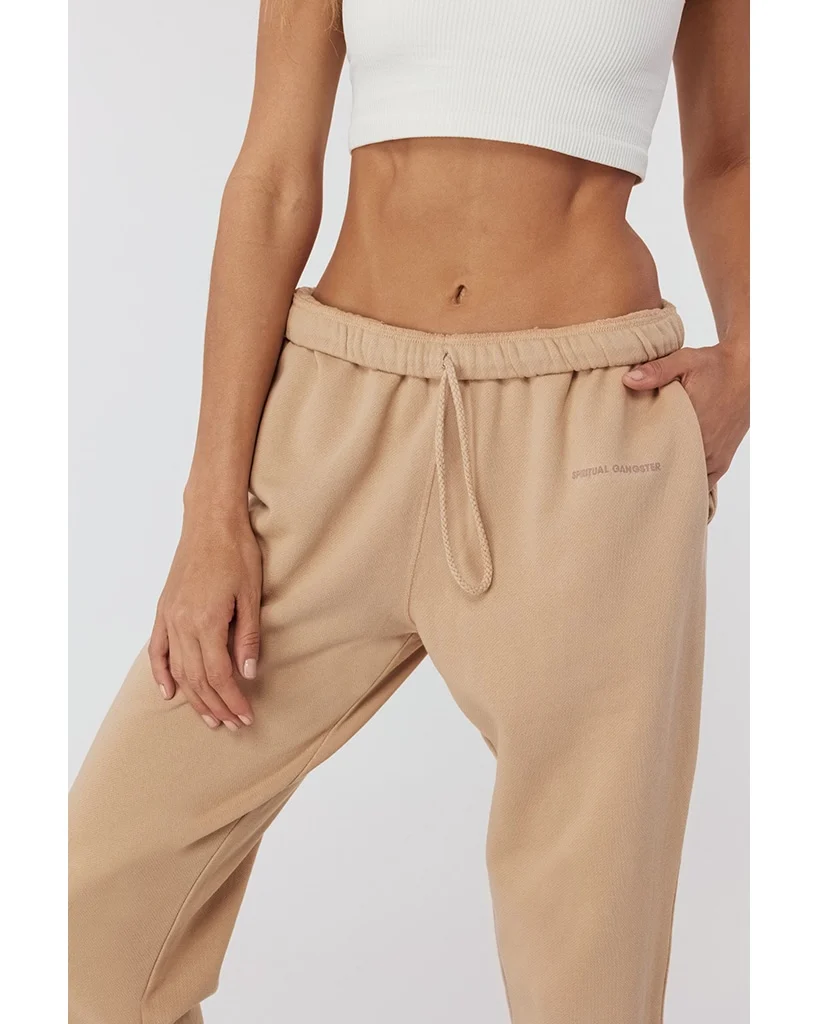 Spiritual Gangster SG Laguna Sweatpants - SU20409002 - Womens - Biscotti - Image 4