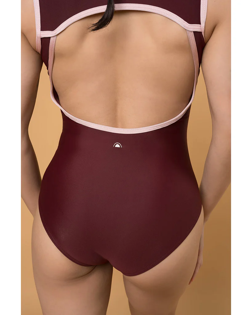 Supertone Bolt Collection Lexi High Neck Zip Front Open Back Sleeveless Leotard - Women - Image 5