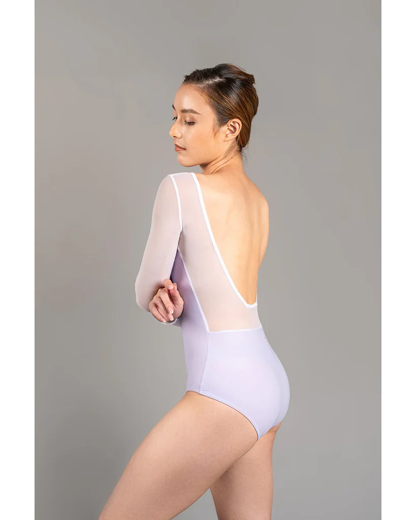 Supertone Duo Collection Margaux Mesh Long Sleeve Leotard - Womens - Image 5