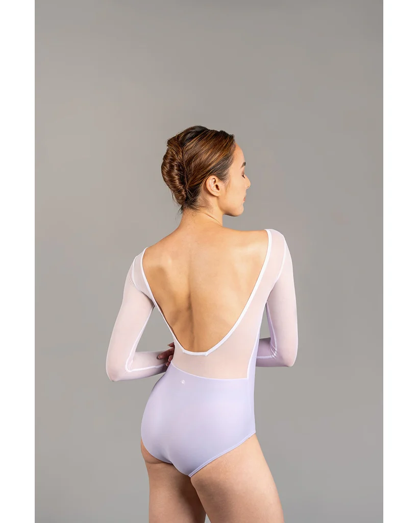 Supertone Duo Collection Margaux Mesh Long Sleeve Leotard - Womens - Image 6
