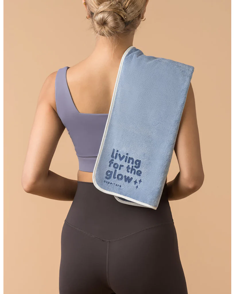Supertone Microfibre Fitness Towel - Living for the Glow - Image 3