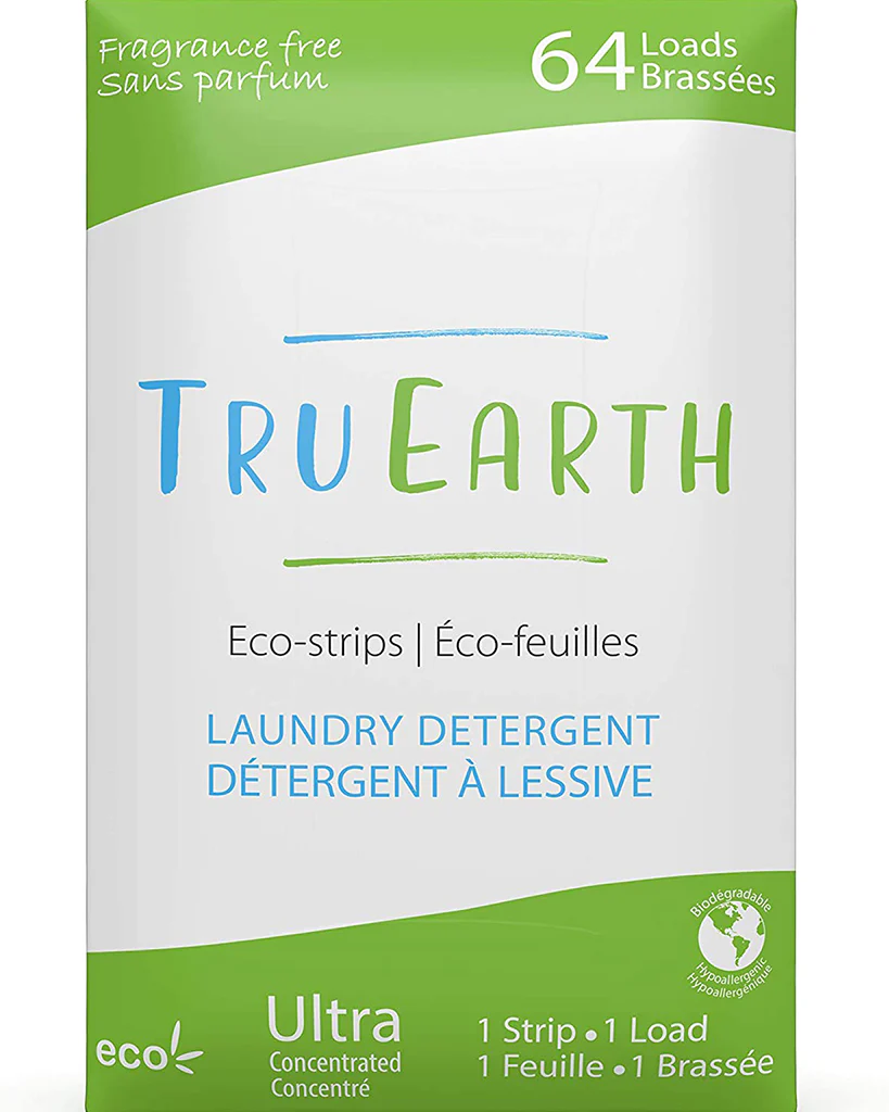 Tru Earth Laundry Strip Detergent 64 Loads - Fragrance Free