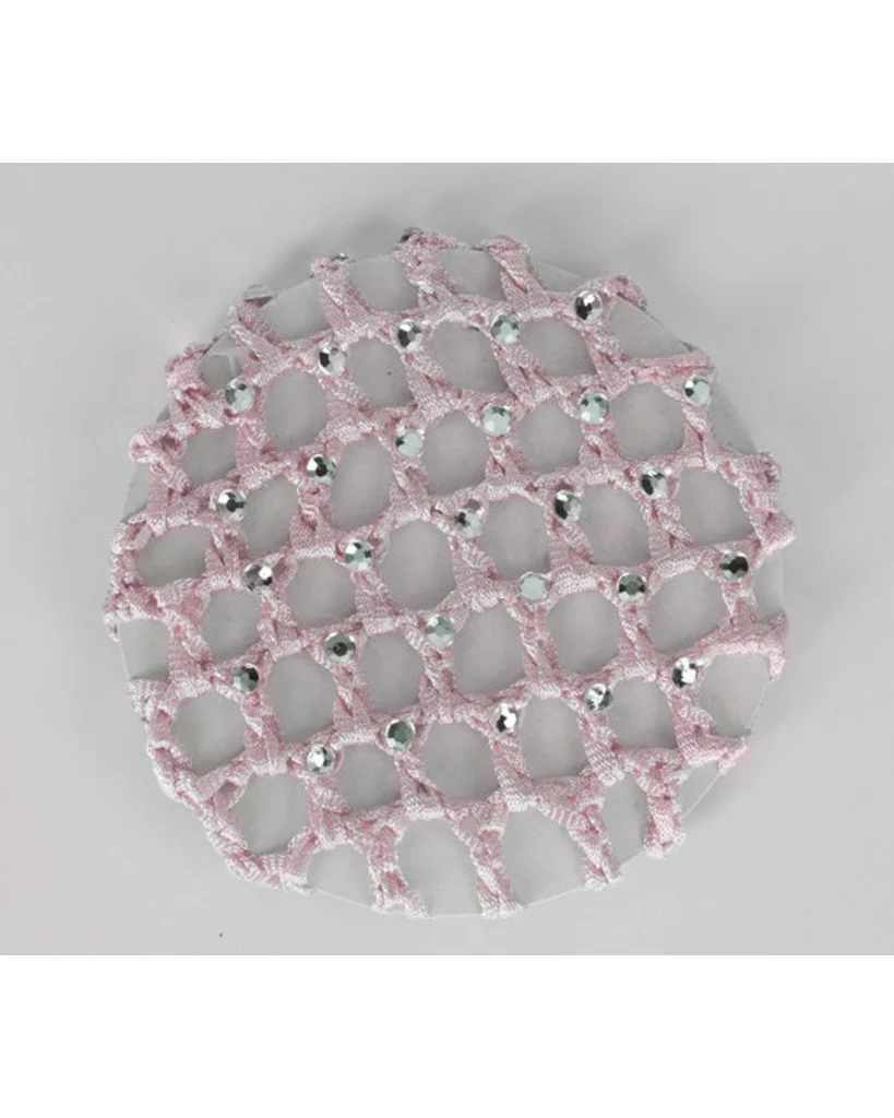 Wear Moi Crocheted Rhinestone Ballet Bun Cover - DIV97 - Image 2