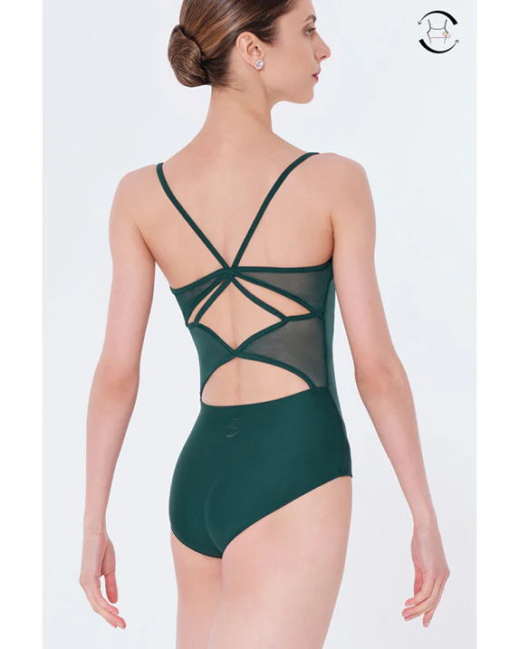 Wear Moi Harlow Strappy Mesh Back Camisole Leotard - Womens - Image 5