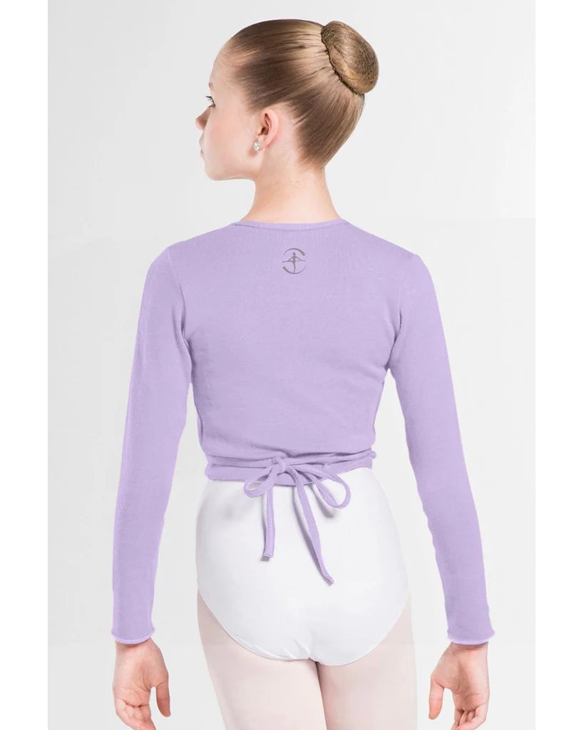 Wear Moi Menuet Knit Ballet Wrap Top - Girls - Image 2