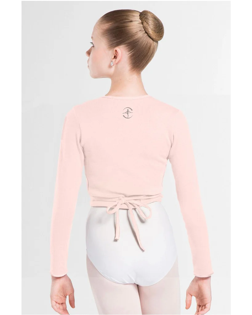 Wear Moi Menuet Knit Ballet Wrap Top - Girls - Image 4
