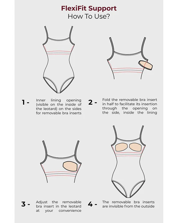 Wear Moi Neoma V Neck Strappy Mesh Back Tank Leotard - Womens - Image 8